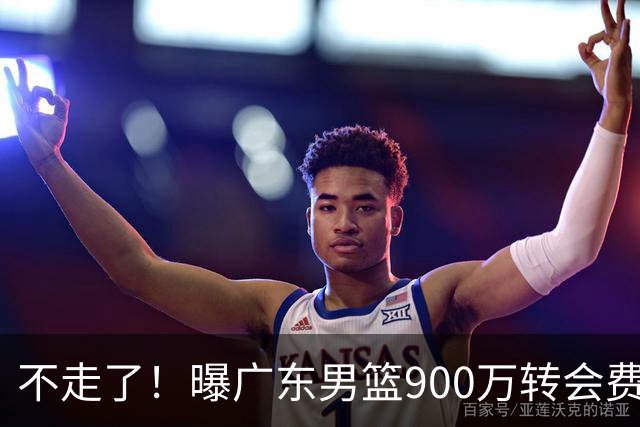 不走了！曝广东男篮900万转会费签下昔日状元内线，杜锋拒绝摆烂